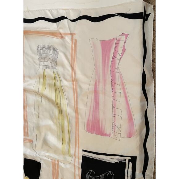 Jacqueline Kennedy Gowns Silk Scarf Echo Large Ltd Ed The White House Years - Picture 8 of 14